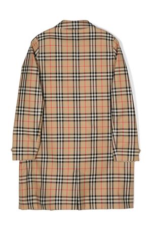 check cotton coat BURBERRY KIDS | 8096192A7028